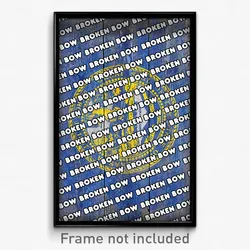 Broken Bow Nebraska Poster (NE City Souvenir 11x17 Town Print)