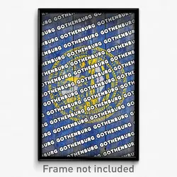 Gothenburg Nebraska Poster (NE City Souvenir 11x17 Town Print)