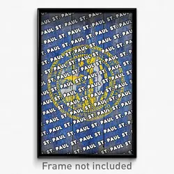 St. Paul Nebraska Poster (NE City Souvenir 11x17 Town Print)