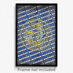 Madison Nebraska Poster (NE City Souvenir 11x17 Town Print)