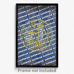 Superior Nebraska Poster (NE City Souvenir 11x17 Town Print)
