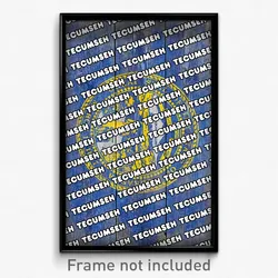 Tecumseh Nebraska Poster (NE City Souvenir 11x17 Town Print)