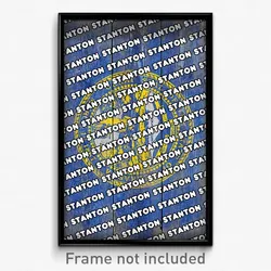 Stanton Nebraska Poster (NE City Souvenir 11x17 Town Print)