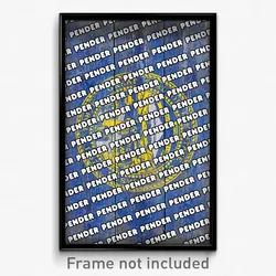 Pender Nebraska Poster (NE City Souvenir 11x17 Town Print)