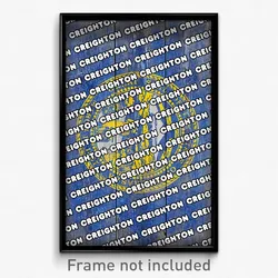 Creighton Nebraska Poster (NE City Souvenir 11x17 Town Print)