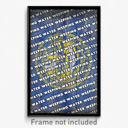 Weeping Water Nebraska Poster (NE City Souvenir 11x17 Town Print)
