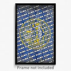 Alma Nebraska Poster (NE City Souvenir 11x17 Town Print)