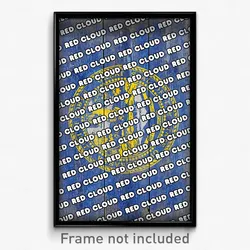 Red Cloud Nebraska Poster (NE City Souvenir 11x17 Town Print)