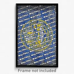 Walthill Nebraska Poster (NE City Souvenir 11x17 Town Print)