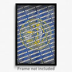 Emerson Nebraska Poster (NE City Souvenir 11x17 Town Print)