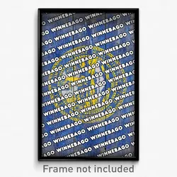 Winnebago Nebraska Poster (NE City Souvenir 11x17 Town Print)