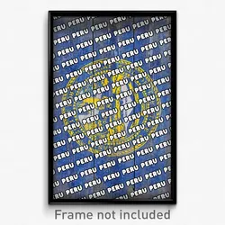 Peru Nebraska Poster (NE City Souvenir 11x17 Town Print)