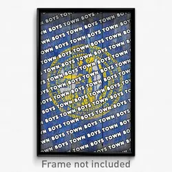 Boys Town Nebraska Poster (NE City Souvenir 11x17 Town Print)