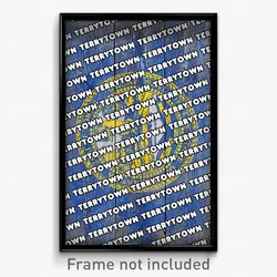 Terrytown Nebraska Poster (NE City Souvenir 11x17 Town Print)