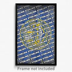 Sterling Nebraska Poster (NE City Souvenir 11x17 Town Print)