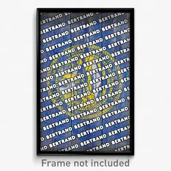 Bertrand Nebraska Poster (NE City Souvenir 11x17 Town Print)