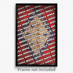 Genoa Arkansas Poster (AR City Souvenir 11x17 Town Print)