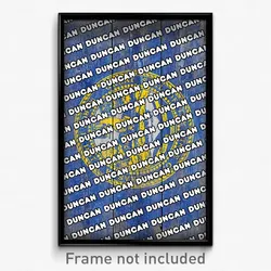 Duncan Nebraska Poster (NE City Souvenir 11x17 Town Print)