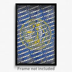 Fairmont Nebraska Poster (NE City Souvenir 11x17 Town Print)