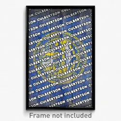 Culbertson Nebraska Poster (NE City Souvenir 11x17 Town Print)
