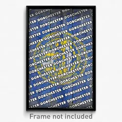 Dorchester Nebraska Poster (NE City Souvenir 11x17 Town Print)