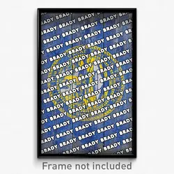 Brady Nebraska Poster (NE City Souvenir 11x17 Town Print)
