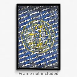 Benedict Nebraska Poster (NE City Souvenir 11x17 Town Print)