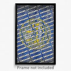 Orchard Nebraska Poster (NE City Souvenir 11x17 Town Print)