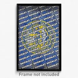 Shickley Nebraska Poster (NE City Souvenir 11x17 Town Print)
