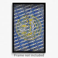 Loomis Nebraska Poster (NE City Souvenir 11x17 Town Print)