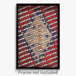 Lakeview Arkansas Poster (AR City Souvenir 11x17 Town Print)