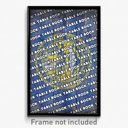 Table Rock Nebraska Poster (NE City Souvenir 11x17 Town Print)