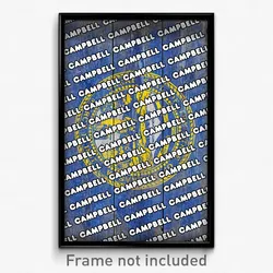 Campbell Nebraska Poster (NE City Souvenir 11x17 Town Print)