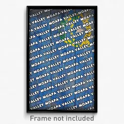 Moapa Valley Nevada Poster (NV City Souvenir 11x17 Town Print)