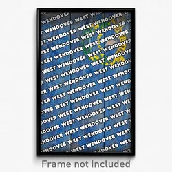 West Wendover Nevada Poster (NV City Souvenir 11x17 Town Print)