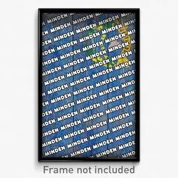 Minden Nevada Poster (NV City Souvenir 11x17 Town Print)