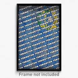 Yerington Nevada Poster (NV City Souvenir 11x17 Town Print)