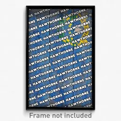 Hawthorne Nevada Poster (NV City Souvenir 11x17 Town Print)