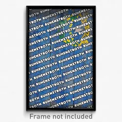 Ruhenstroth Nevada Poster (NV City Souvenir 11x17 Town Print)