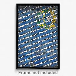 Golden Valley Nevada Poster (NV City Souvenir 11x17 Town Print)