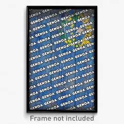 Genoa Nevada Poster (NV City Souvenir 11x17 Town Print)
