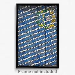 Bunkerville Nevada Poster (NV City Souvenir 11x17 Town Print)