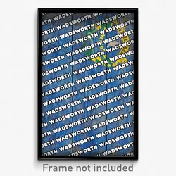 Wadsworth Nevada Poster (NV City Souvenir 11x17 Town Print)