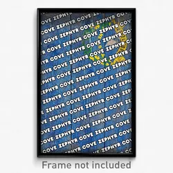 Zephyr Cove Nevada Poster (NV City Souvenir 11x17 Town Print)