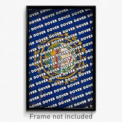 Dover New Hampshire Poster (NH City Souvenir 11x17 Town Print)