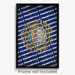 Pinardville New Hampshire Poster (NH City Souvenir 11x17 Town Print)