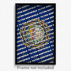 Tilton Northfield New Hampshire Poster (NH City Souvenir 11x17 Town Print)