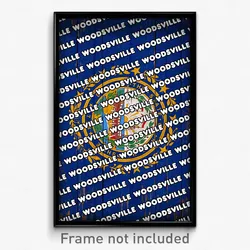 Woodsville New Hampshire Poster (NH City Souvenir 11x17 Town Print)