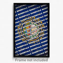 Suissevale New Hampshire Poster (NH City Souvenir 11x17 Town Print)