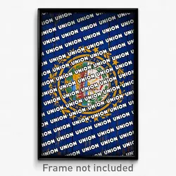 Union New Hampshire Poster (NH City Souvenir 11x17 Town Print)
